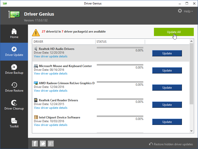 Driver genius professional edition license code free download software